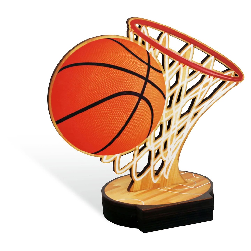 [WOOD8] TROFEO BASKET WOOD 8